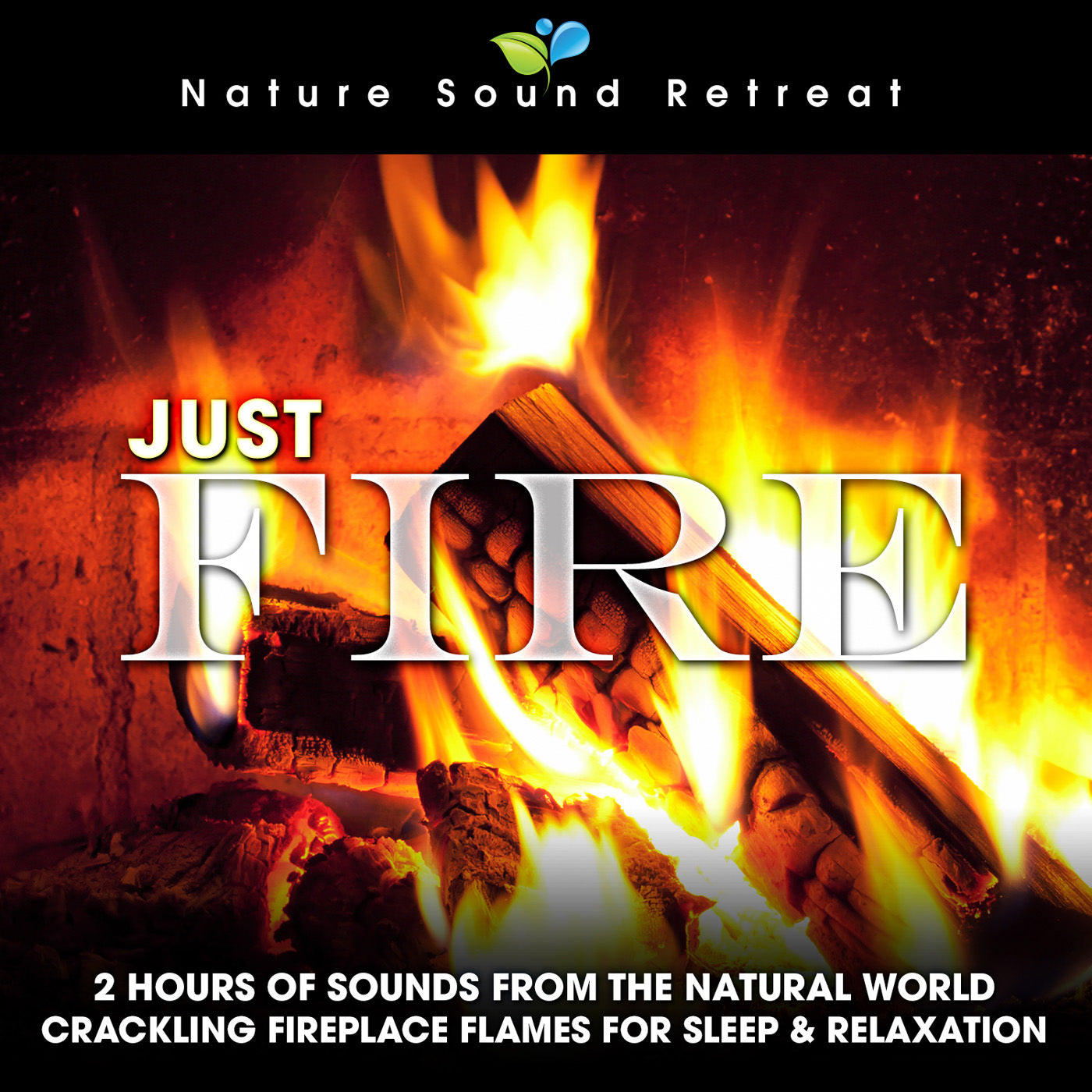 Just Fire: 2 Hours of Sounds from the Natural World (Crackling Fireplace Flames for Sleep & Relaxation)