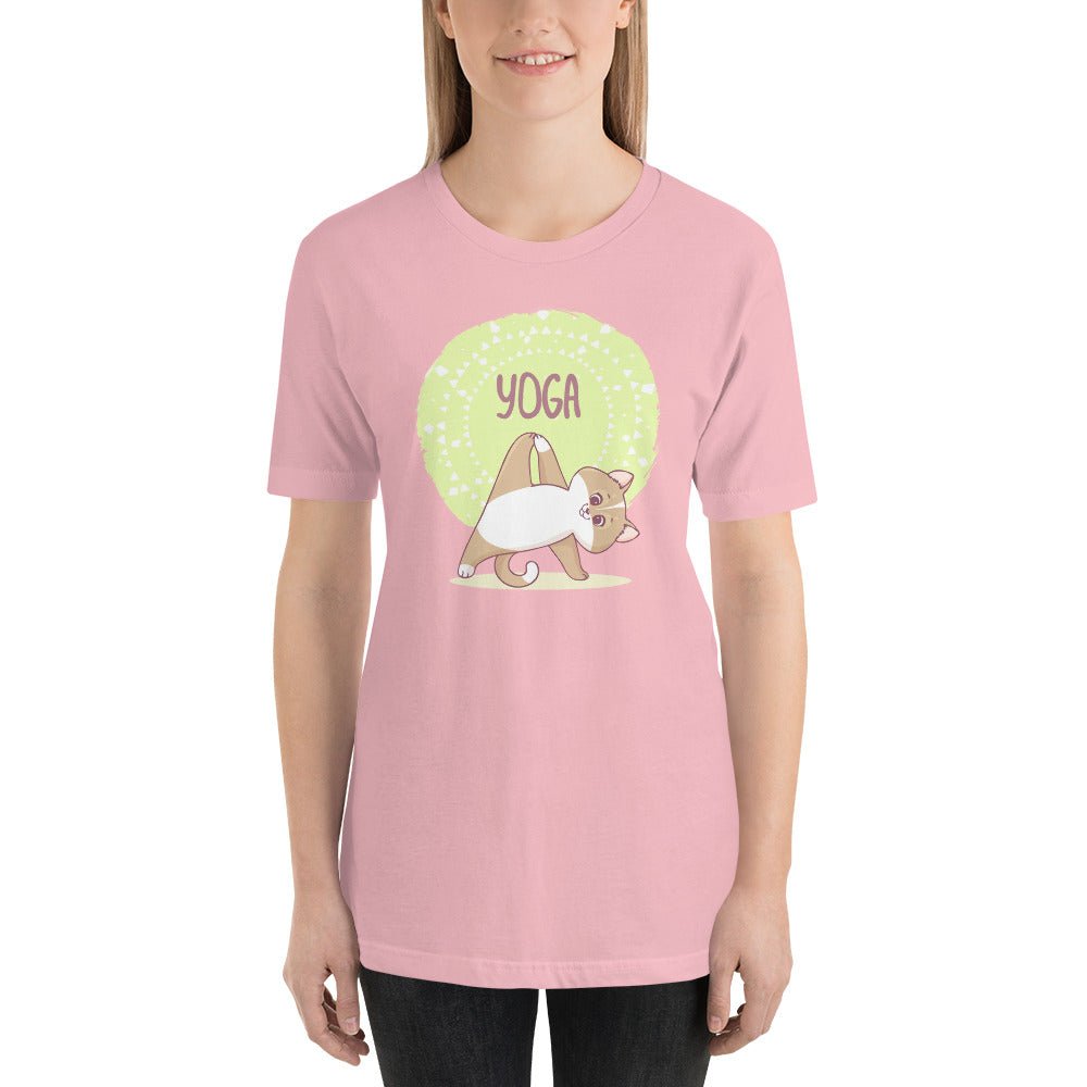 Cat Yoga T-shirt, Yoga tshirt, Inspirational t-shirt, Meditation tshirt, Gift for her. Motivation t-shirt. - Nature Sound Retreat