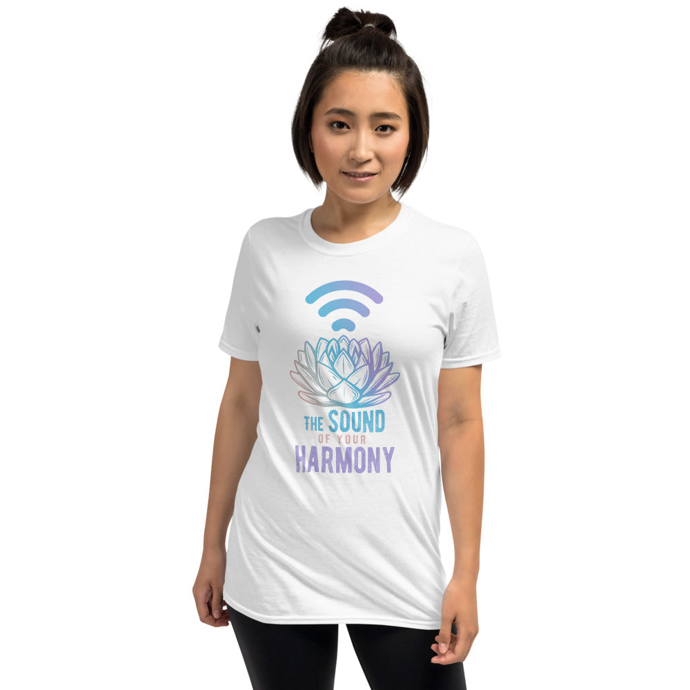 The Sound of your harmony T-shirt, Yoga tshirt, Inspirational t-shirt, Meditation tshirt, Gift for her. Motivation t-shirt.