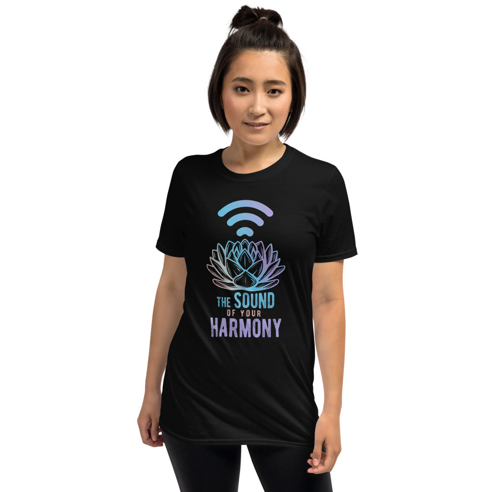 The Sound of your harmony T-shirt, Yoga tshirt, Inspirational t-shirt, Meditation tshirt, Gift for her. Motivation t-shirt.