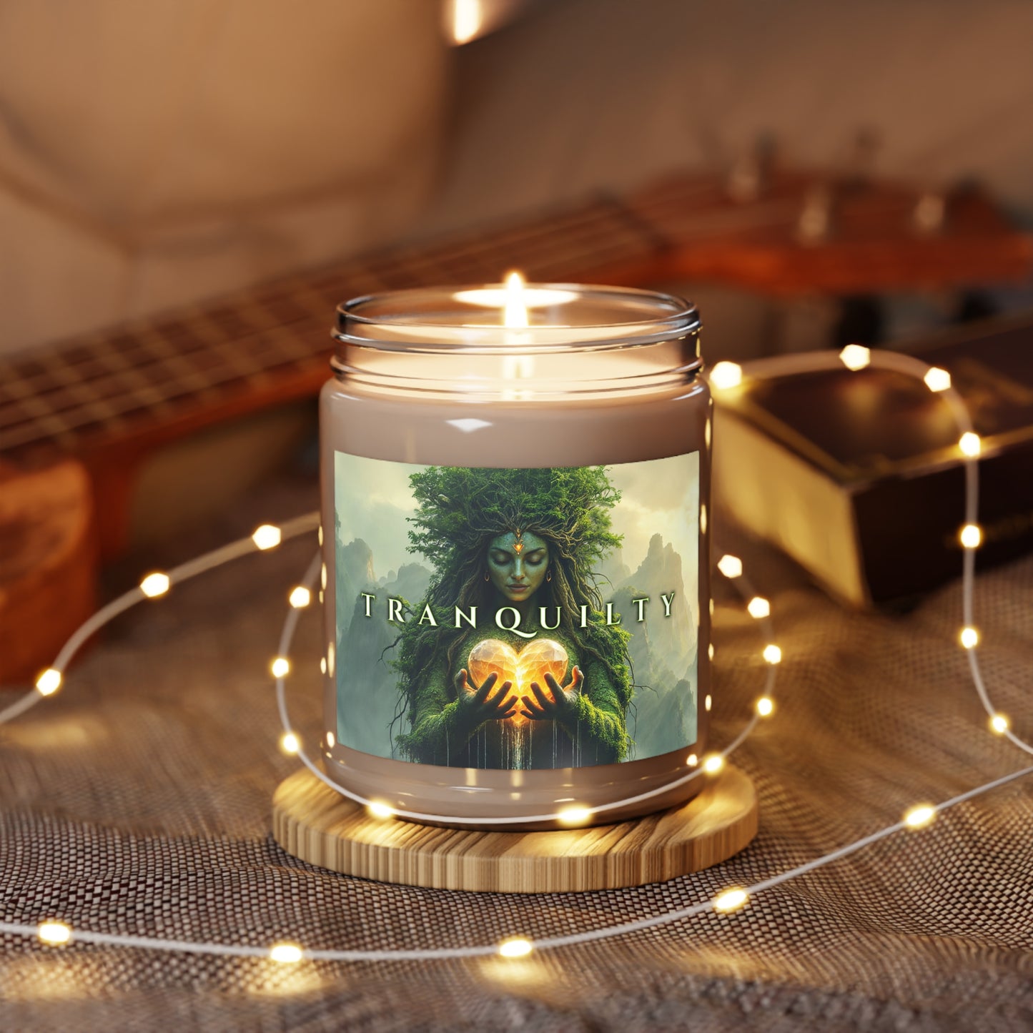 Tranquility Scented Candle - Mother Nature and Gaia Eco-Friendly 9oz Aromatherapy Candle