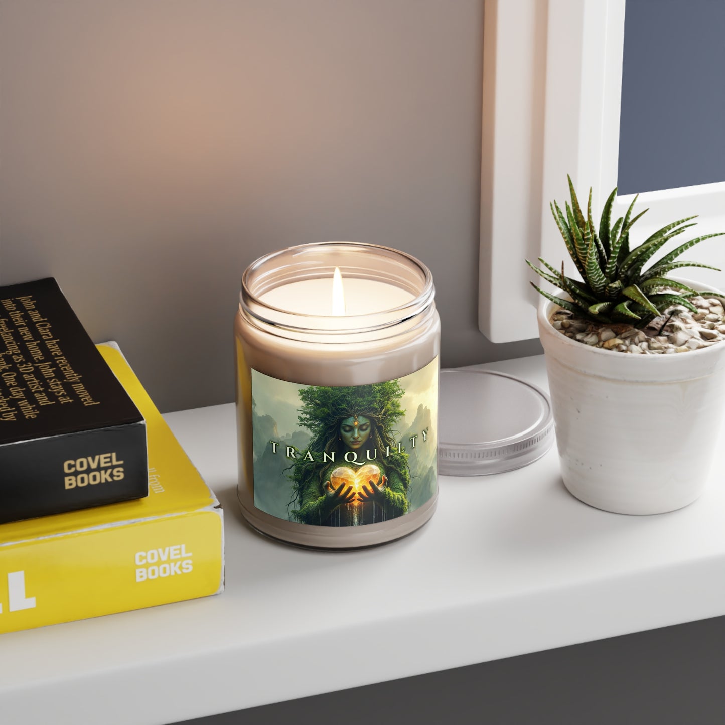 Tranquility Scented Candle - Mother Nature and Gaia Eco-Friendly 9oz Aromatherapy Candle