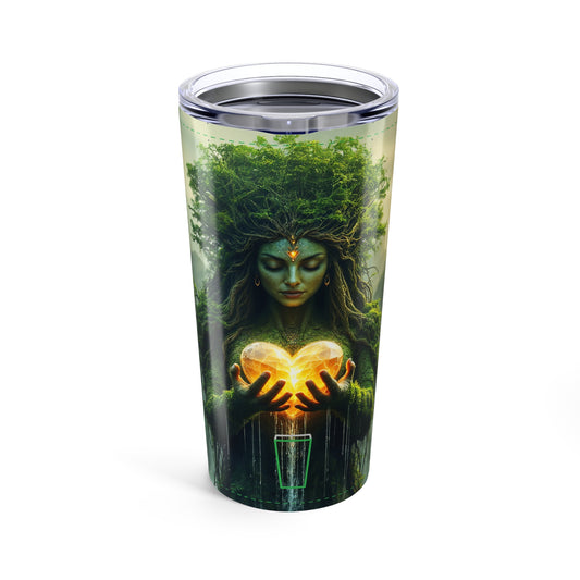 Gaia / Mother Nature -Inspired 20oz Tumbler - Perfect for Outdoor Adventures, Campfires, and Eco-Friendly Living, Great Gift for Nature Lovers