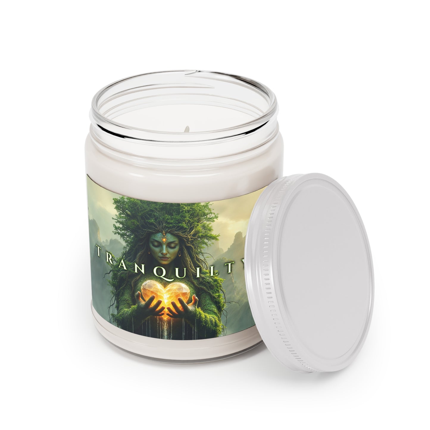 Tranquility Scented Candle - Mother Nature and Gaia Eco-Friendly 9oz Aromatherapy Candle