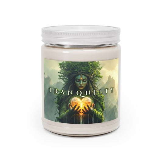 Tranquility Scented Candle - Mother Nature and Gaia Eco-Friendly 9oz Aromatherapy Candle