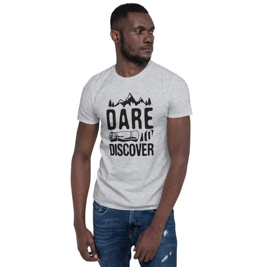 Dare to Discover T-shirt, Nature tshirt, Inspirational t-shirt, Meditation tshirt, Montain t-shirt. Motivation t-shirt. - Nature Sound Retreat