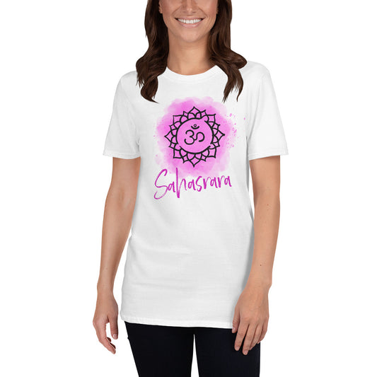 Sahasrara T-shirt, Yoga t-shirt, Inspirational t-shirt, Meditation t-shirt, chakras t-shirt. Motivation t-shirt.